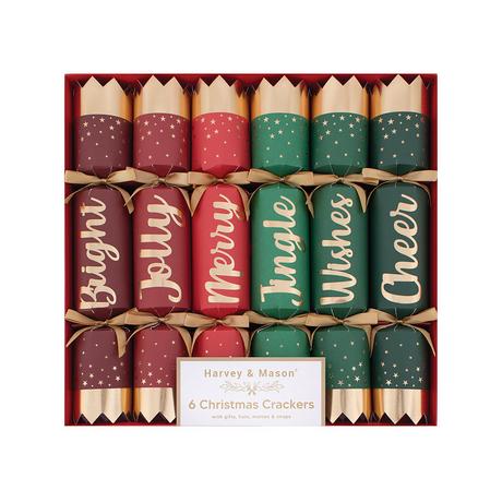 Harvey & Mason Crackers 6 Stück Script 