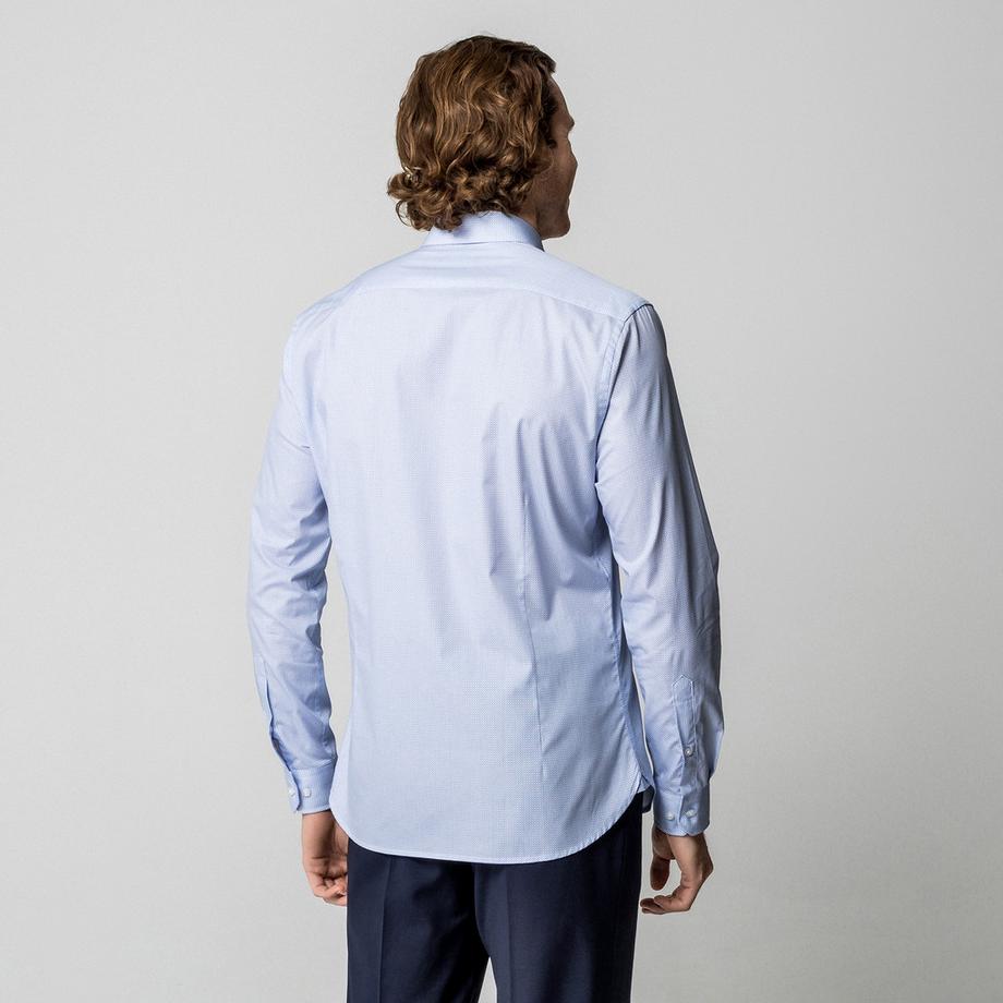 Manor Man Camicia a Maniche Lunghe Fantasia Modern Fit  