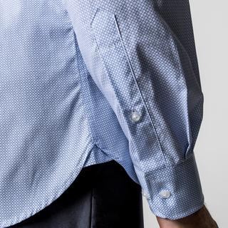 Manor Man Fein Gemustertes Langarm Slim Fit Hemd  