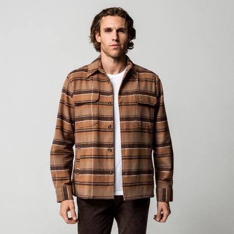 Manor Man Overshirt Kariert Flanell  