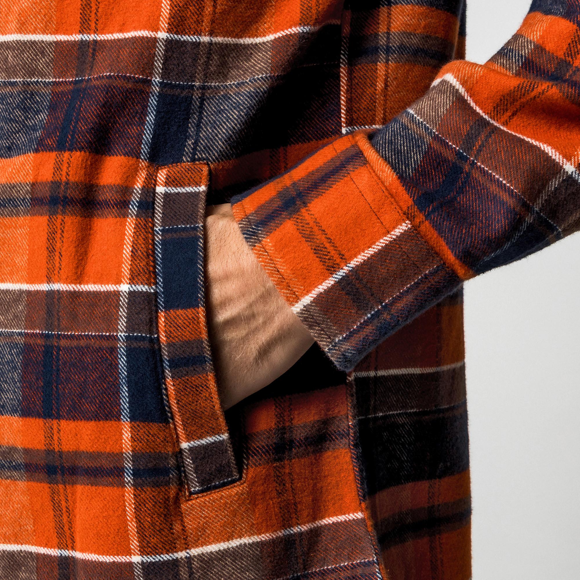 Manor Man Overshirt Kariert Flanell  