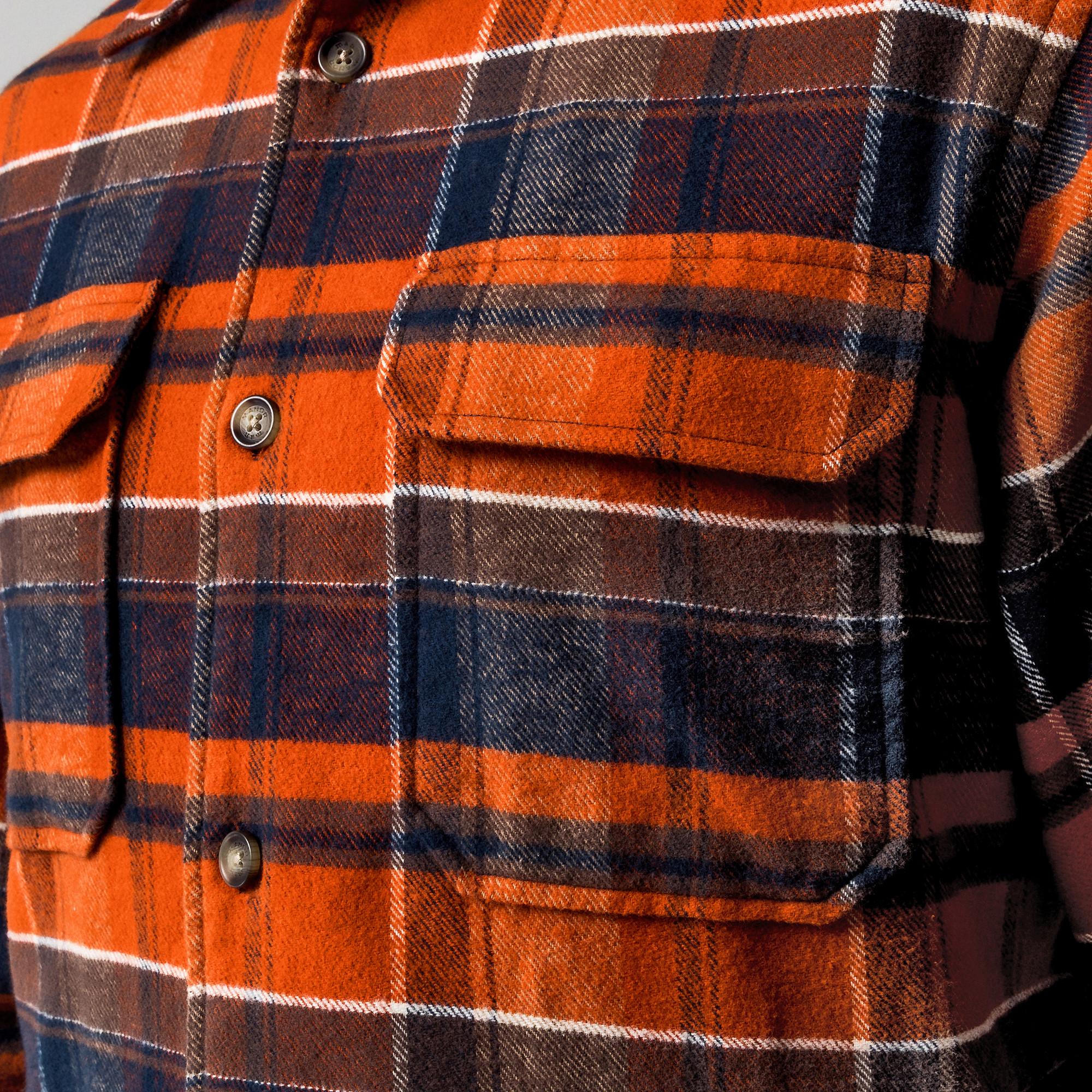 Manor Man Overshirt Kariert Flanell  