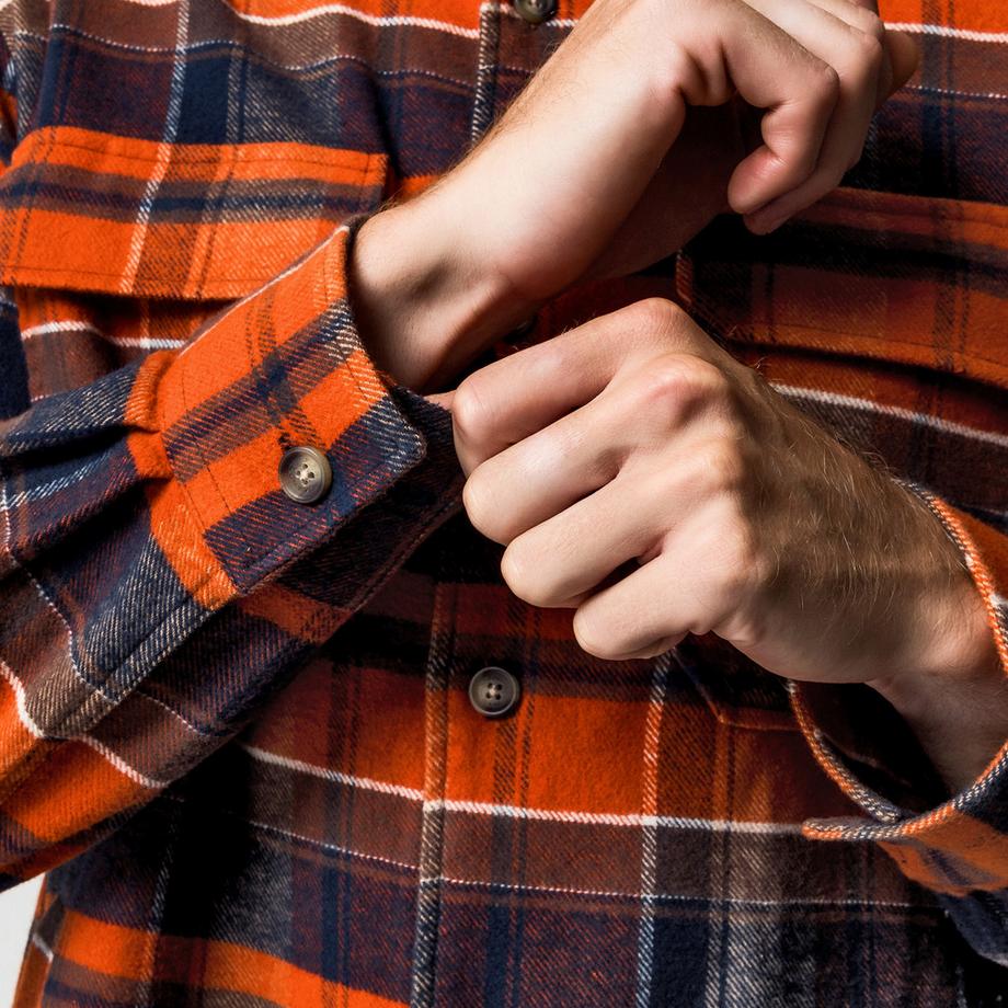 Manor Man Overshirt Quadri Flanella  