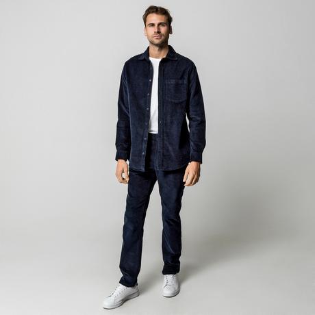 Manor Man Pantalon en velours côtelé Regular Fit  