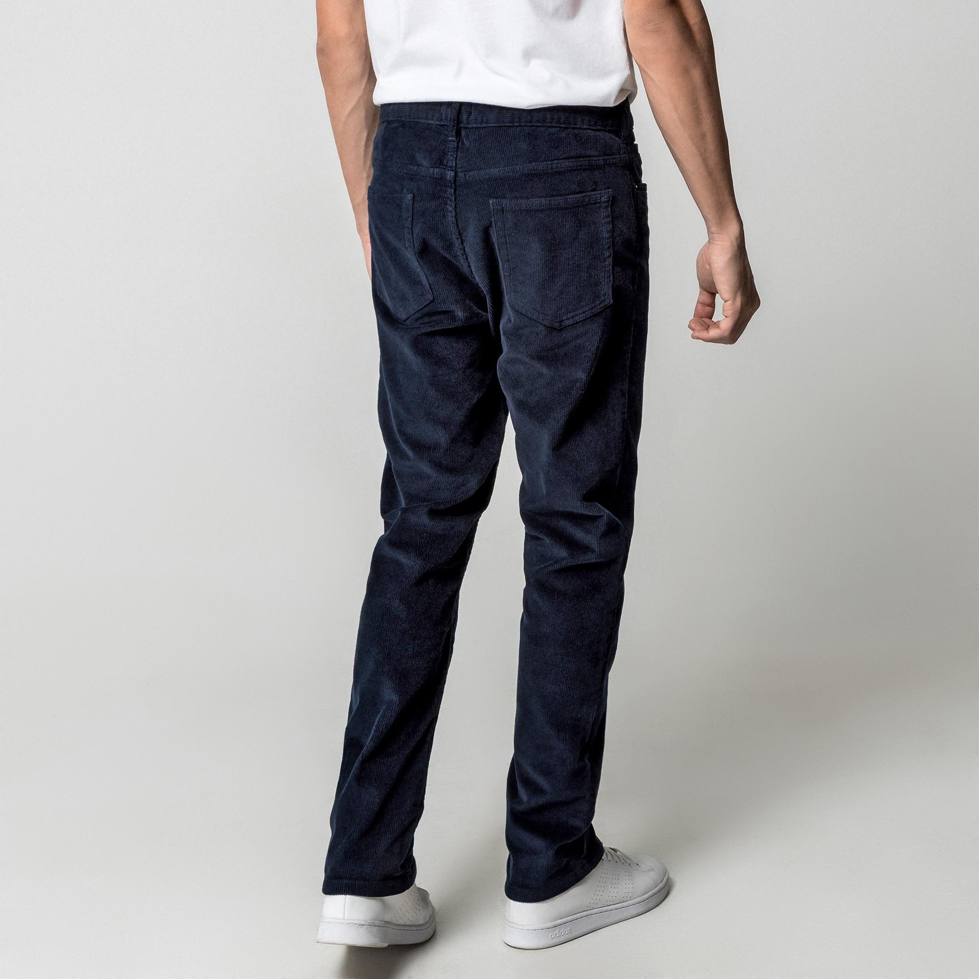 Manor Man Pantalon en velours côtelé Regular Fit  