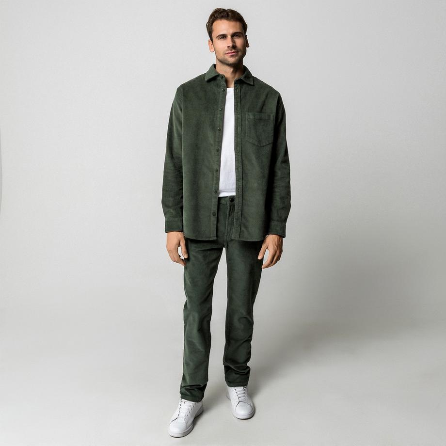 Manor Man Pantaloni in velluto a coste Regular Fit  