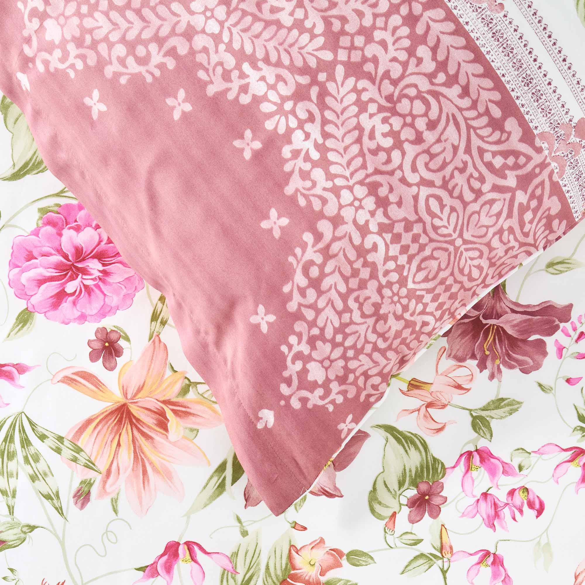 bassetti Casablanca Blumenmuster Kissenbezug  