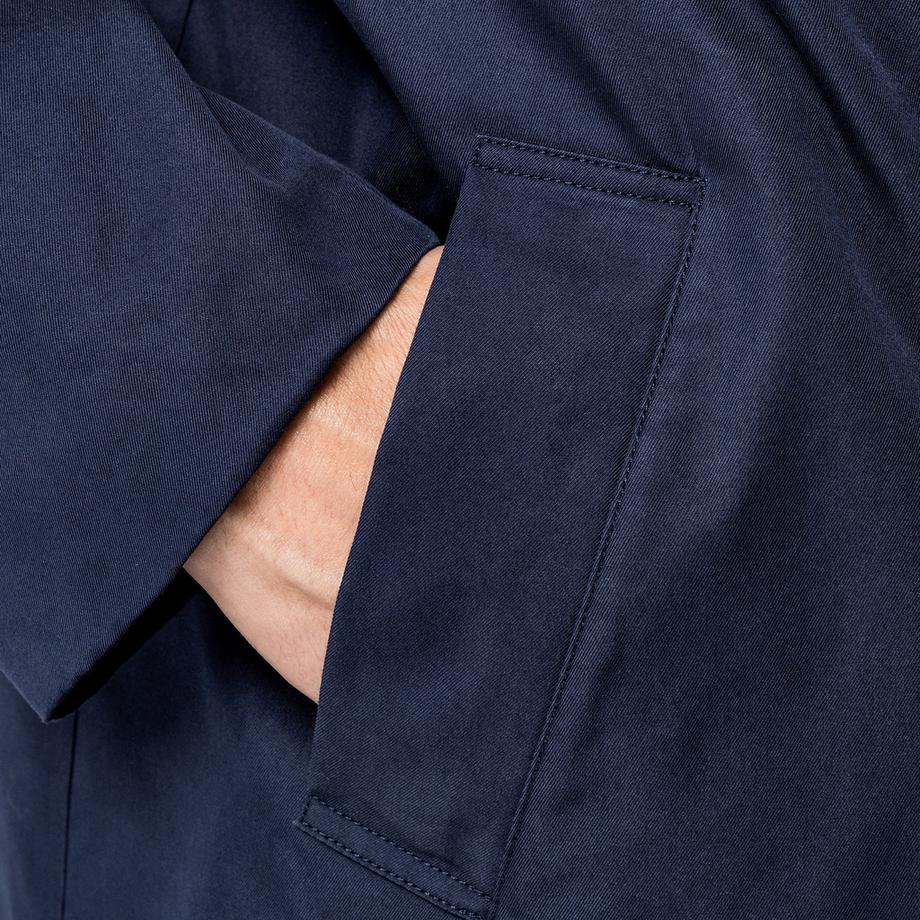 Manor Man Trench in twill  