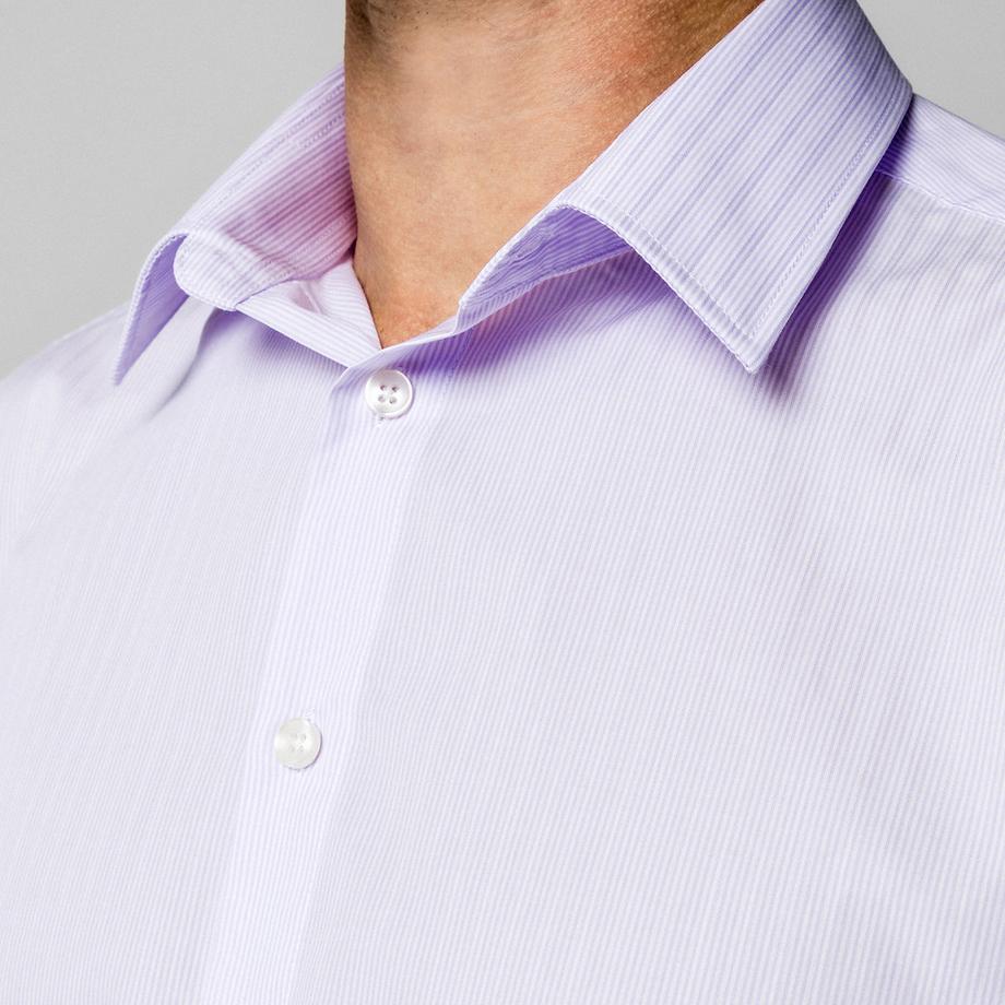 Manor Man Herren Gestreiftes Slim Fit Langarmhemd  