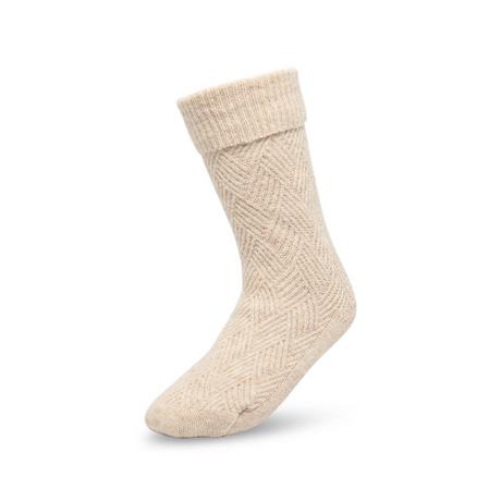 Manor Woman Gemusterte Socken mit Anti-Rutsch-Sohle  