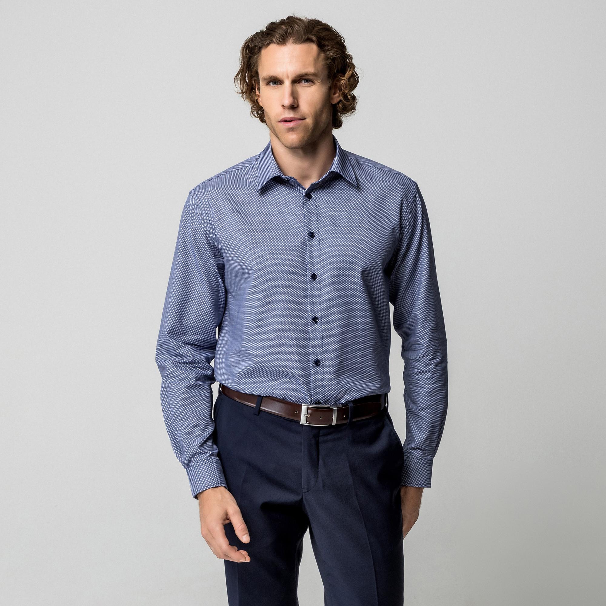 Manor Man Langarm Classic Fit Hemd  