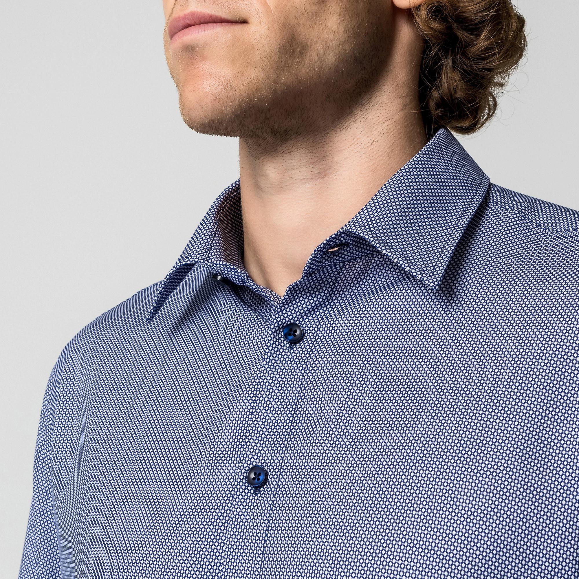 Manor Man Langarm Classic Fit Hemd  