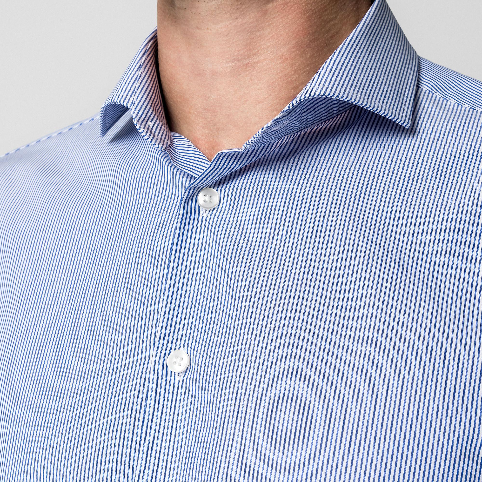 Manor Man Camicia a Righe Maniche Lunghe  