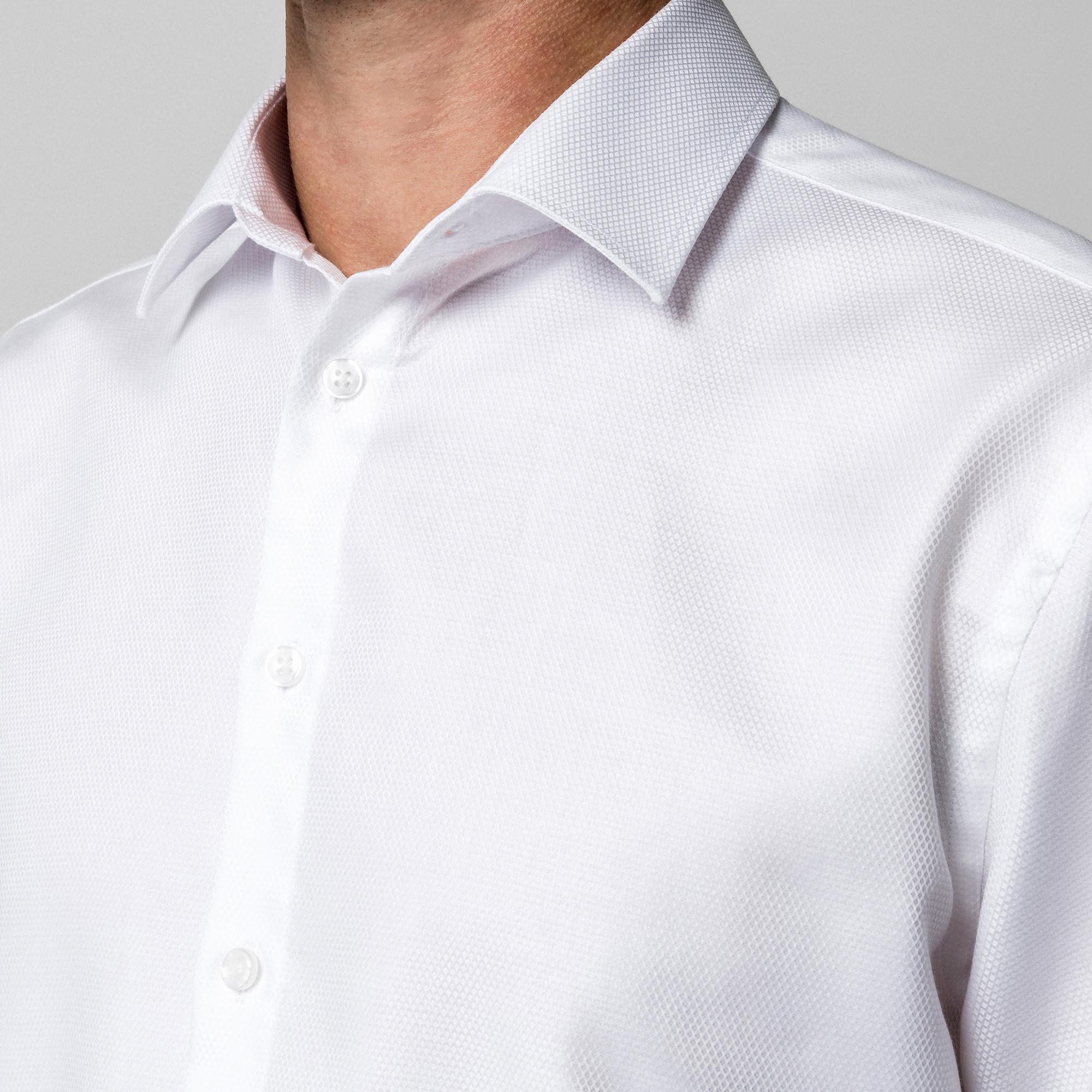 Manor Man Camicia a Maniche Lunghe Classic Fit Testurizzata  