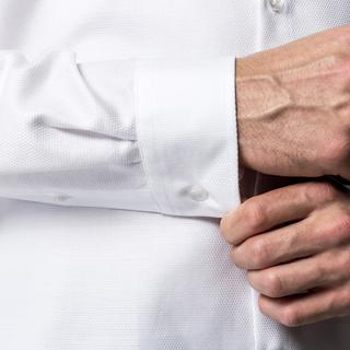 Manor Man Camicia a Maniche Lunghe Classic Fit Testurizzata  