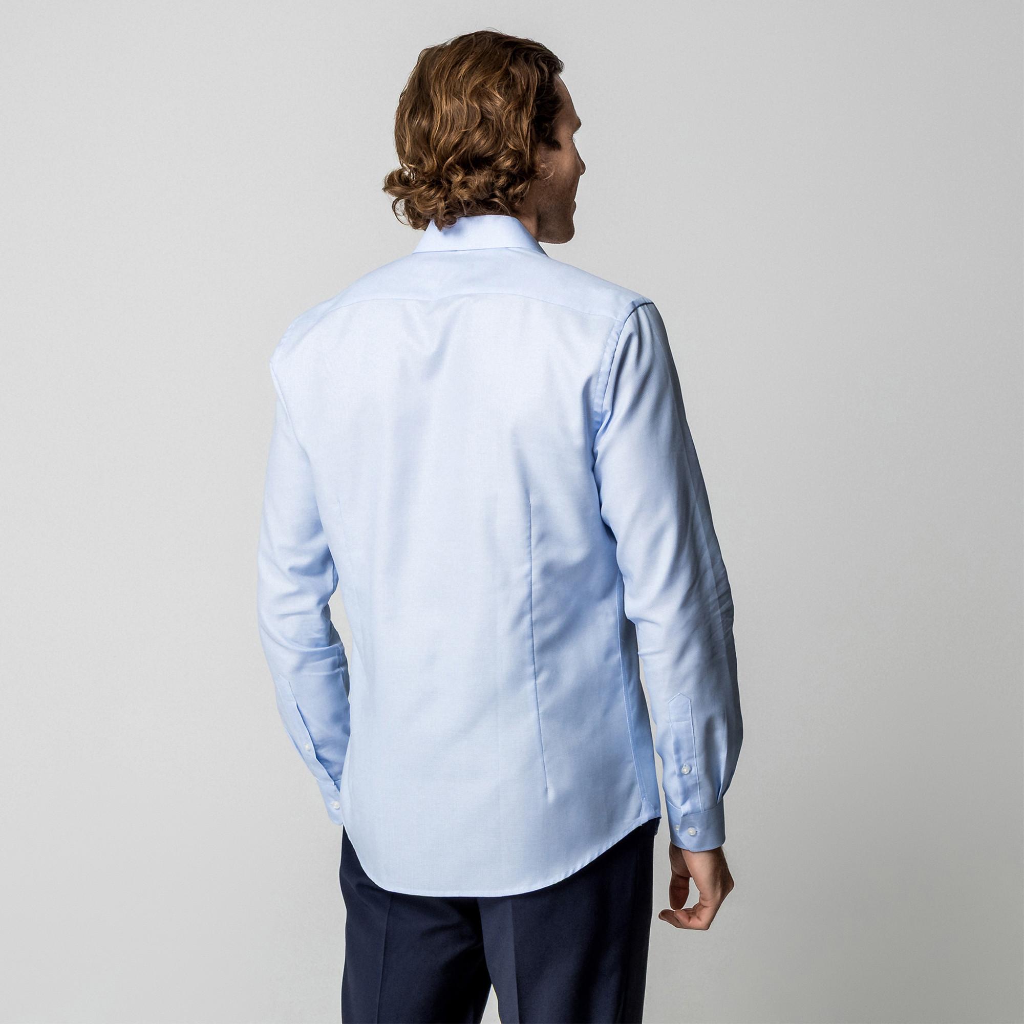 Manor Man Fein Gemustertes Modern Fit Langarmhemd  