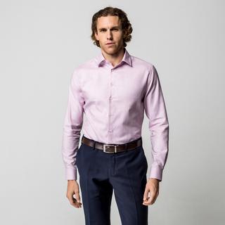 Manor Man Herren Gemustertes Langarmhemd  