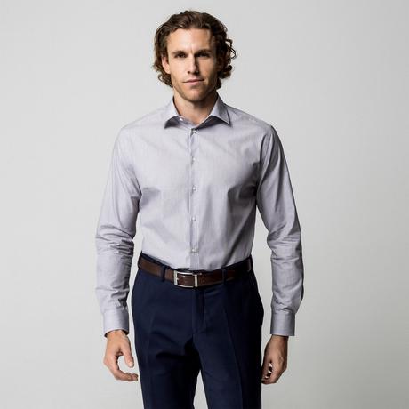 Manor Man Langarm Modern Fit Gestreiftes Hemd  