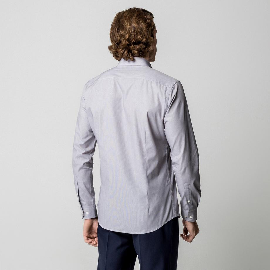 Manor Man Langarm Modern Fit Gestreiftes Hemd  