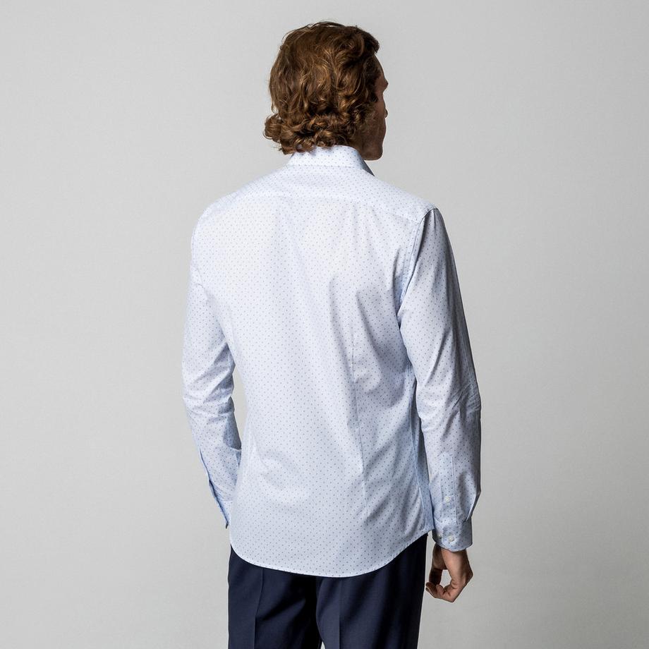 Manor Man Chemise à Manches Longues Motif Modern Fit  