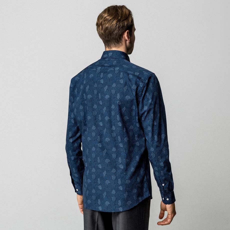 Manor Man Chemise à manches longues à motifs Modern Fit  