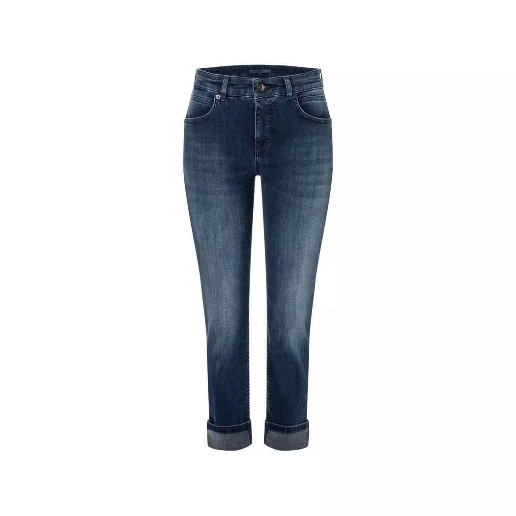 Mac - Chinohose, Slim Fit, für Damen, Blau Denim Dunkel, Größe W42/L29