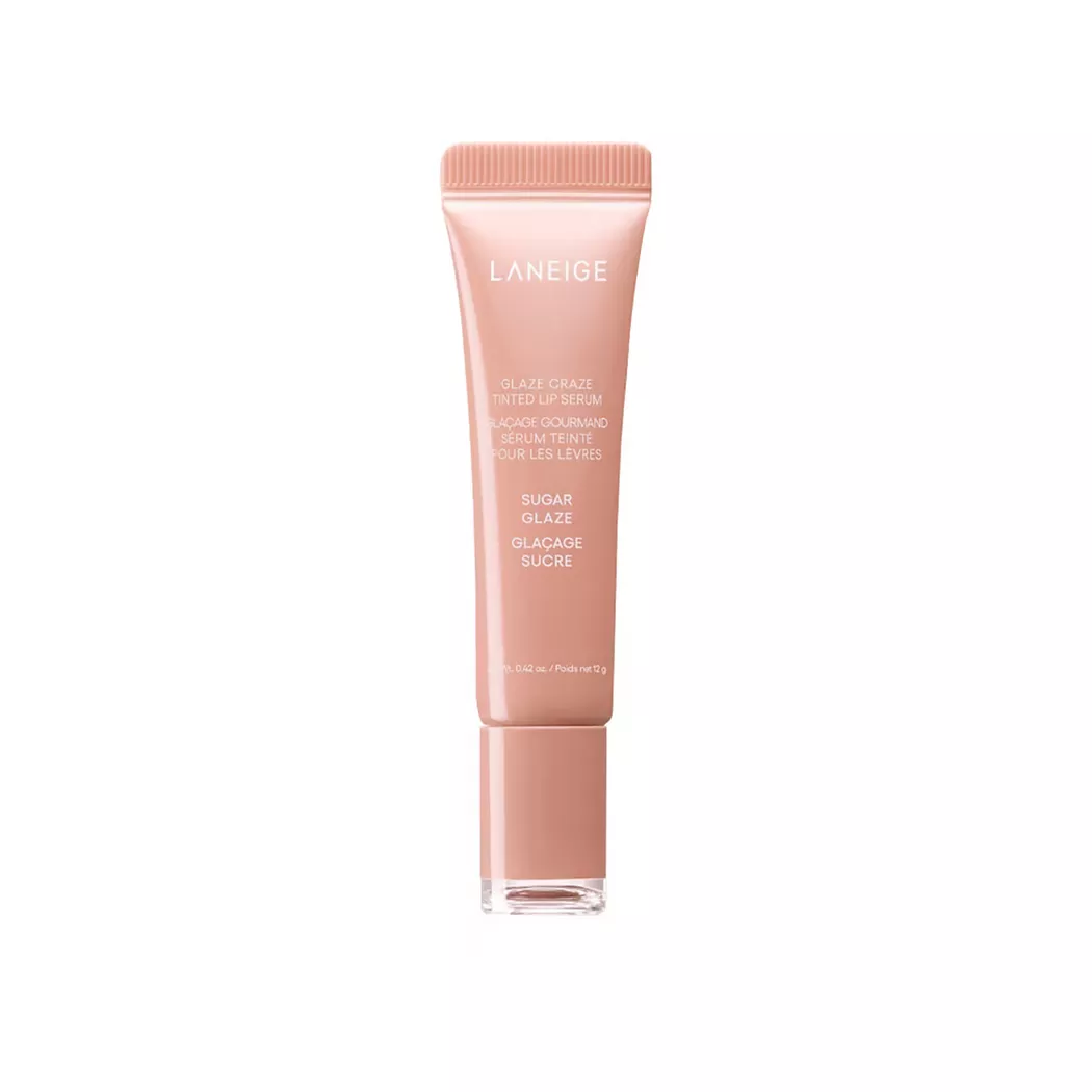 LANEIGE - Glaze Craze Tinted Lip Serum - Getöntes Lippenserum, 12 g, Sugar Glaze