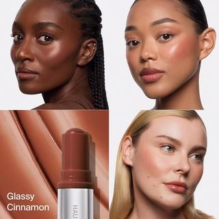 Haus Labs  Color Fuse Longwear Glassy Lip + Cheek Balm Blush Stick - Cremiges Rouge 