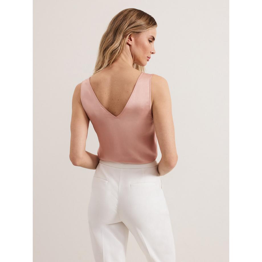 Phase Eight Athena Top Sans Manches Col V  
