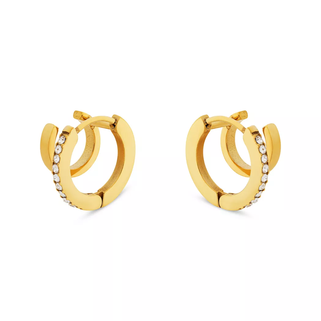 ZAG Bijoux - Ohrstecker, One Size, Goldfarben 10