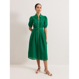 Phase Eight Carey Check Robe Midi  