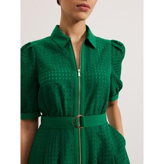 Phase Eight Carey Check Robe Midi  