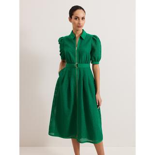 Phase Eight Carey Check Robe Midi  