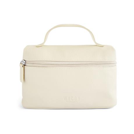 WYCON Vielseitige und elegante beige Kosmetiktasche.  