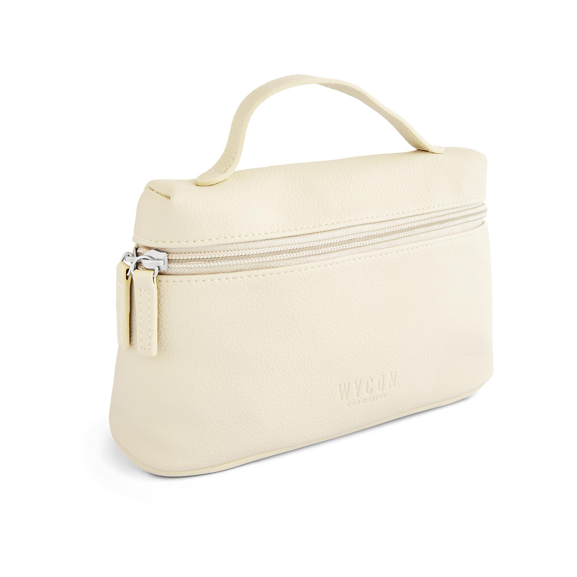 WYCON Vielseitige und elegante beige Kosmetiktasche.  