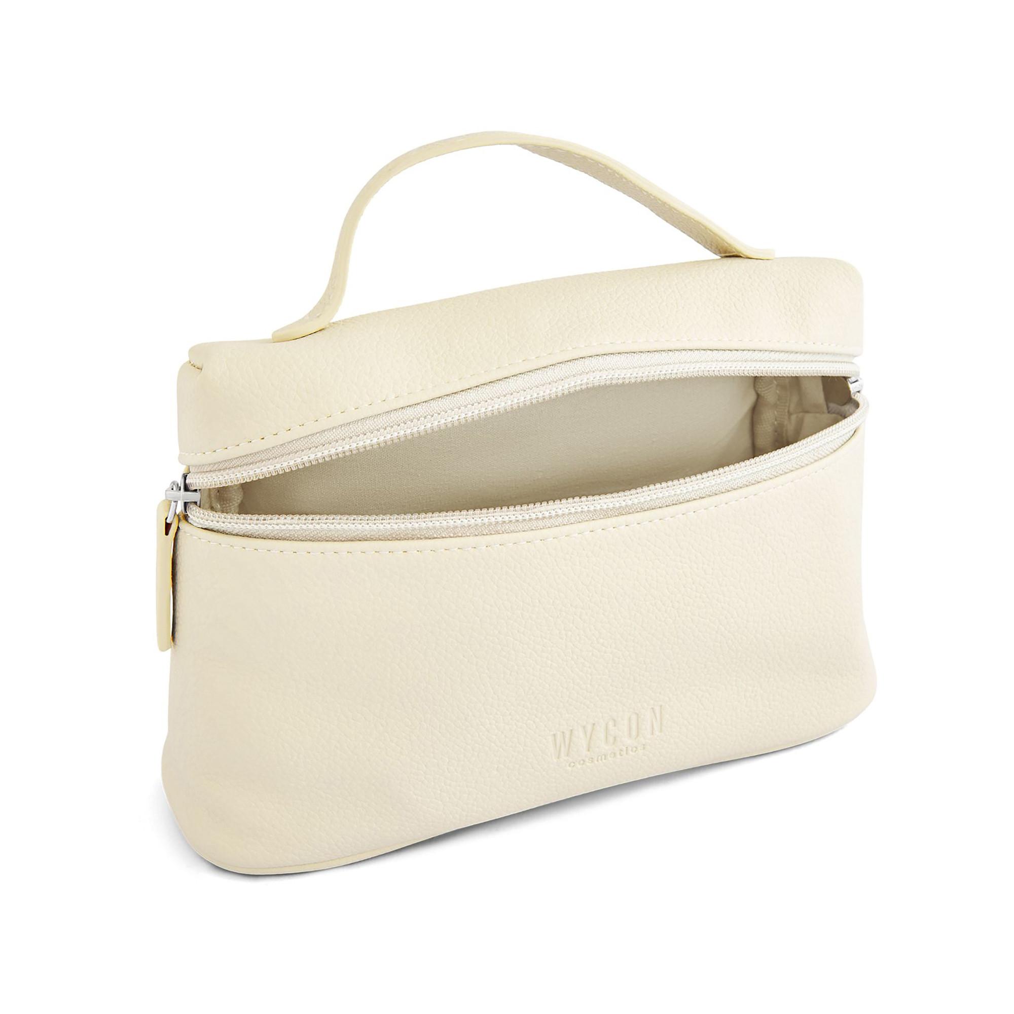WYCON Vielseitige und elegante beige Kosmetiktasche.  
