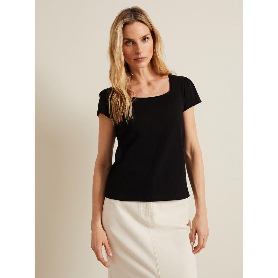 Phase Eight Bella Carré-Ausschnitt Kurzarm Top  