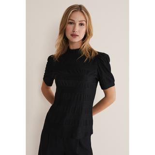 Phase Eight Haut Texturé Manches Bouffantes  