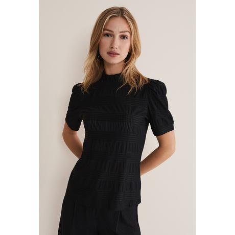 Phase Eight Haut Texturé Manches Bouffantes  