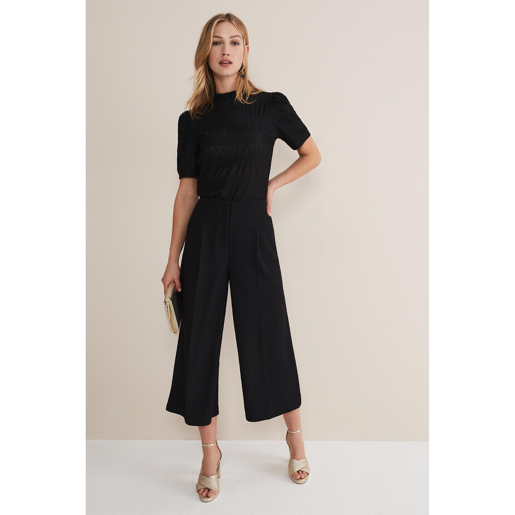 Phase Eight Haut Texturé Manches Bouffantes  