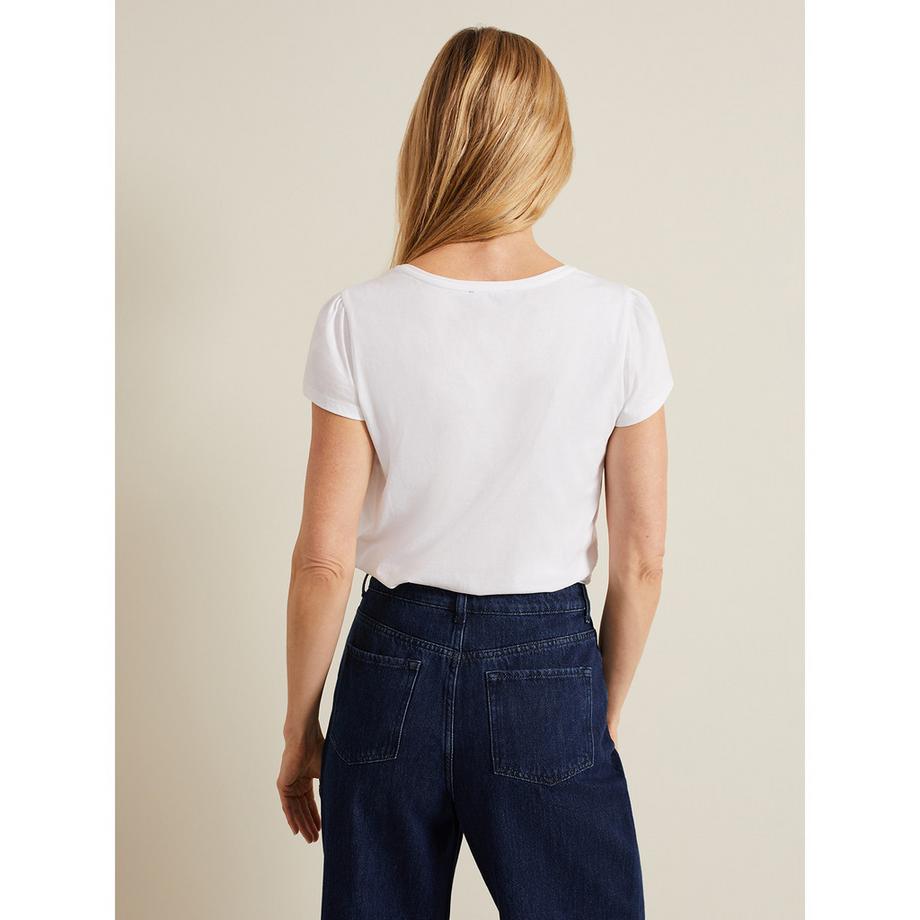 Phase Eight Bella Eckiger Ausschnitt Kurzarm Top  