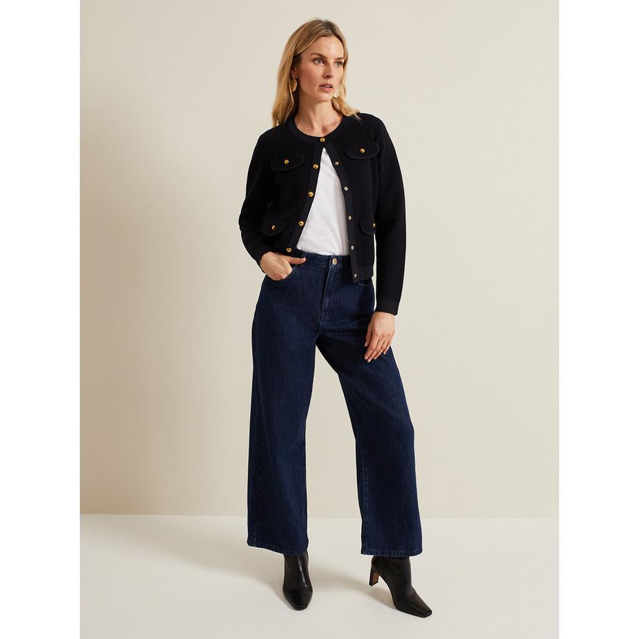 Phase Eight Bella Eckiger Ausschnitt Kurzarm Top  