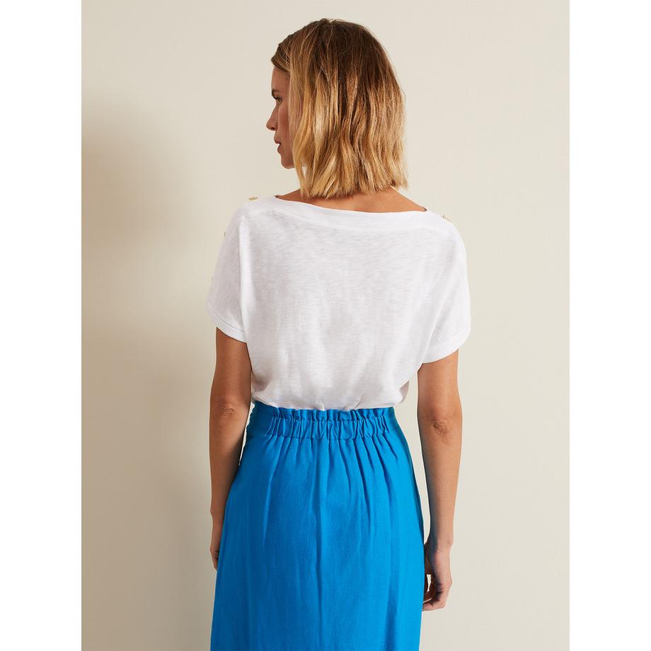 Phase Eight Suzie Top mit Knopfdetails  