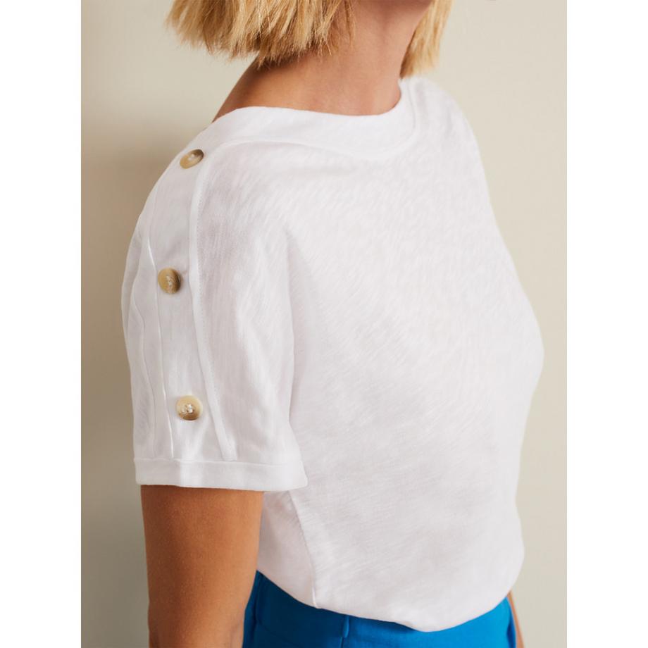 Phase Eight Suzie Top mit Knopfdetails  