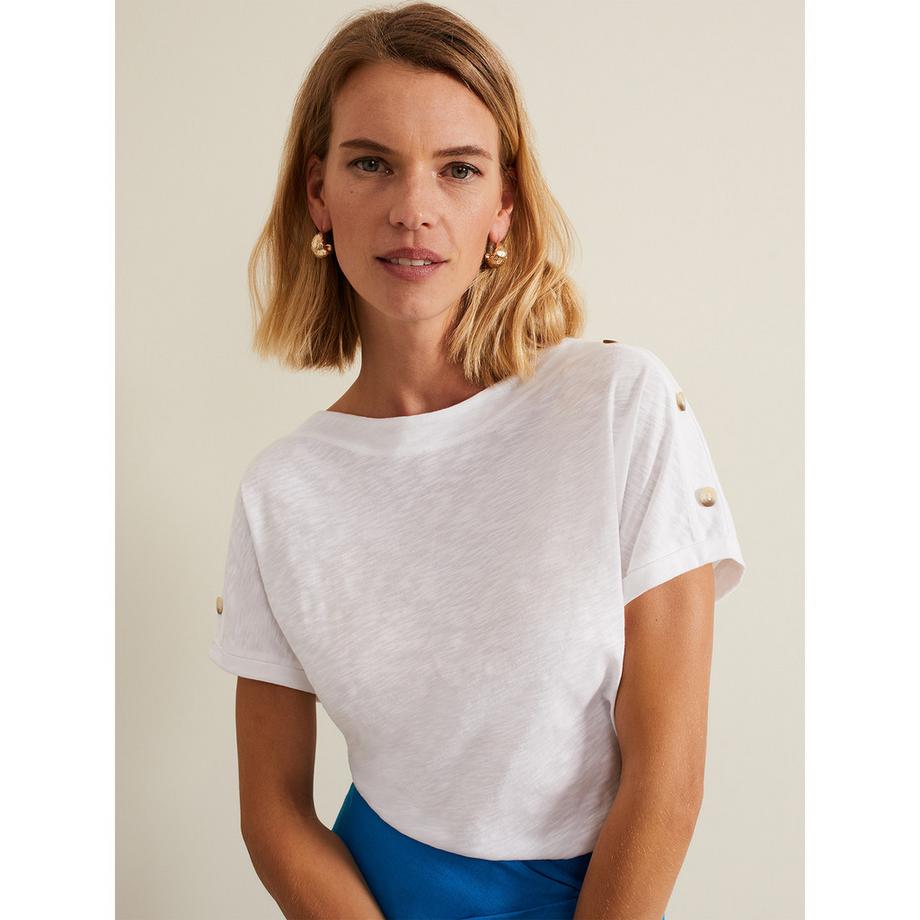 Phase Eight Suzie Top mit Knopfdetails  