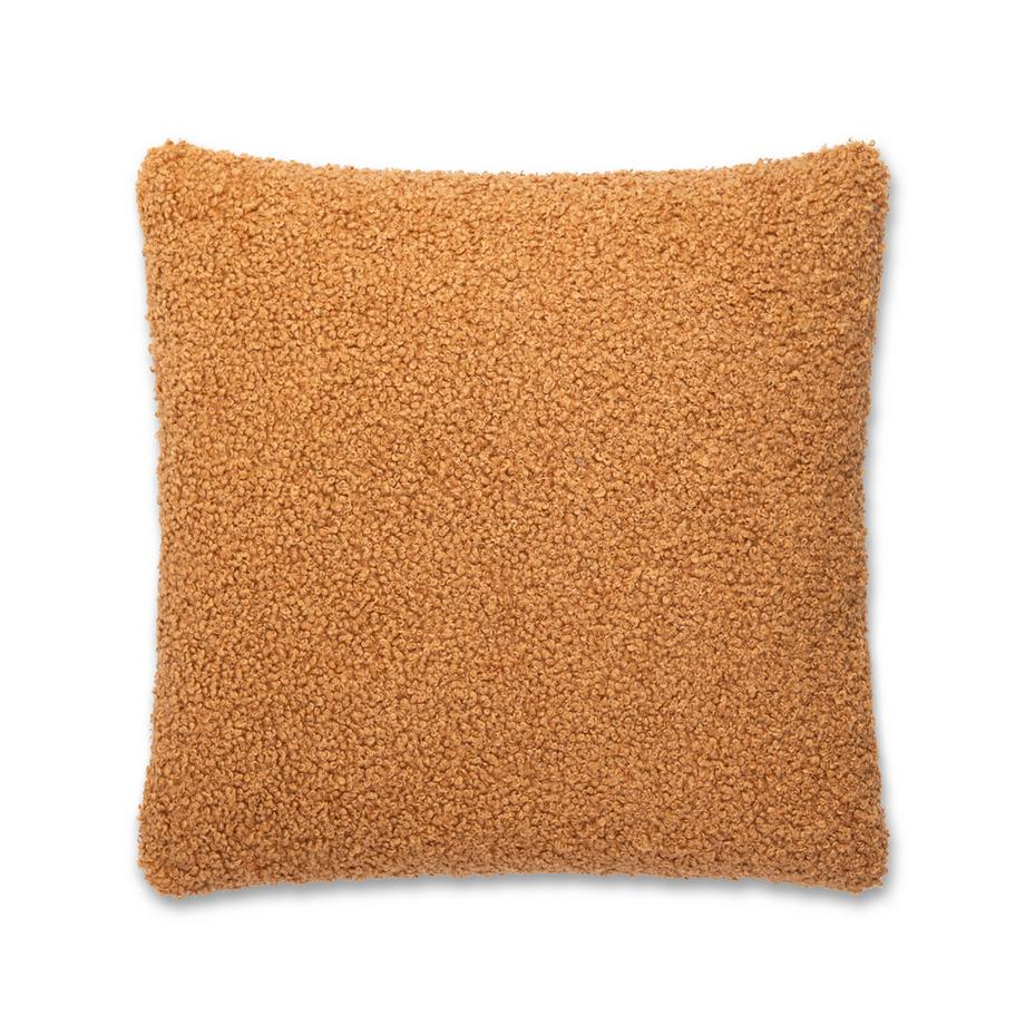 Coussin décoratif en fourrure synthétique