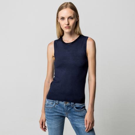 Manor Woman Maglione senza maniche  