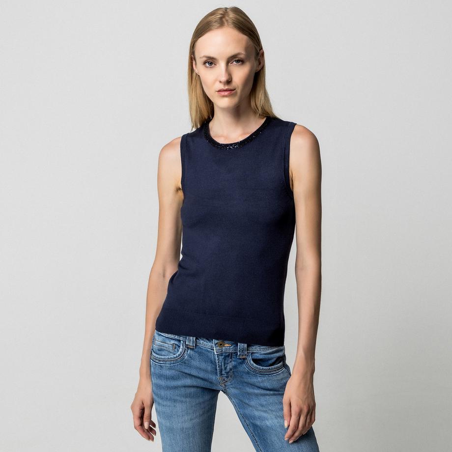 Manor Woman Ärmelloser Pullover  