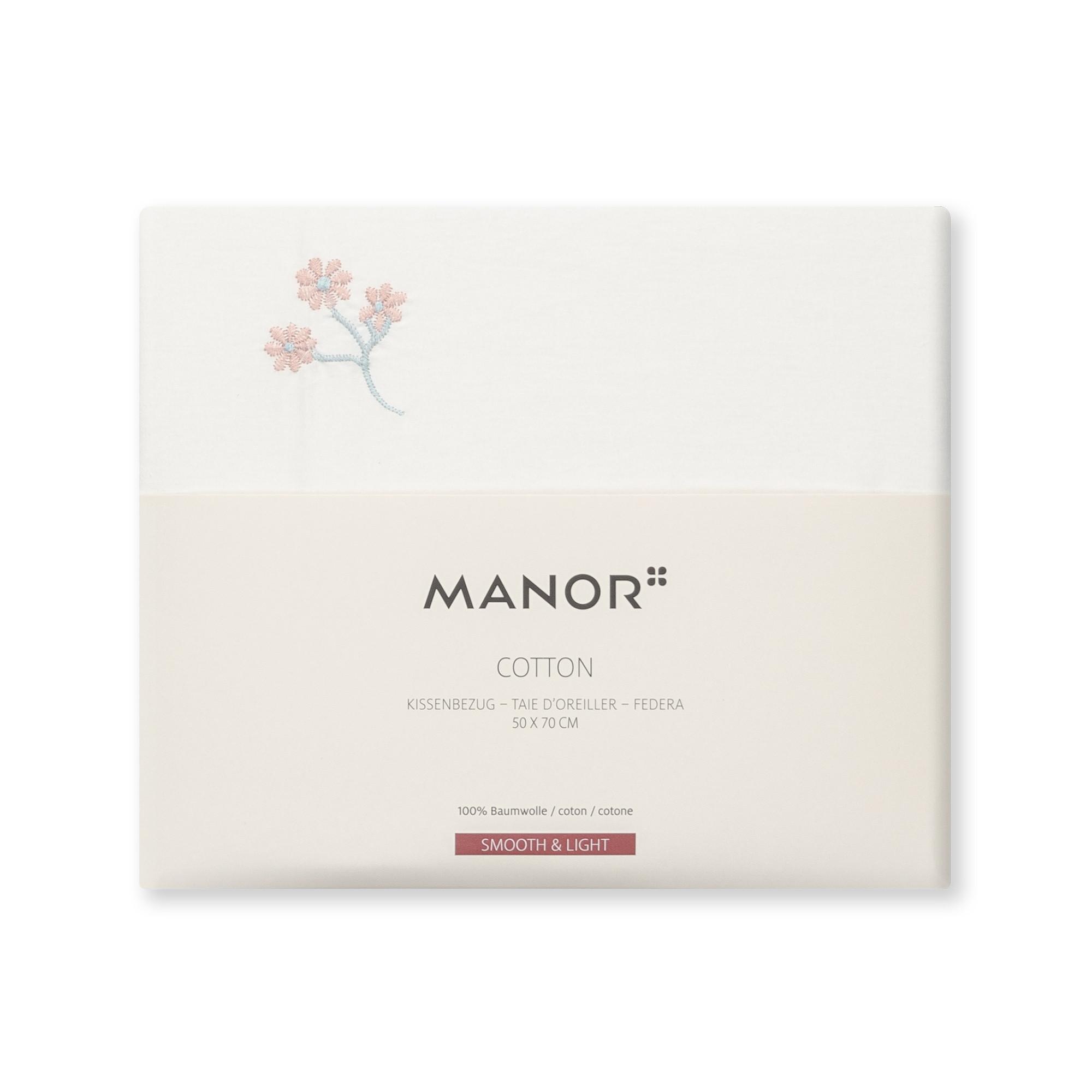 Manor Ambra Kissenbezug mit Blumenstickerei  