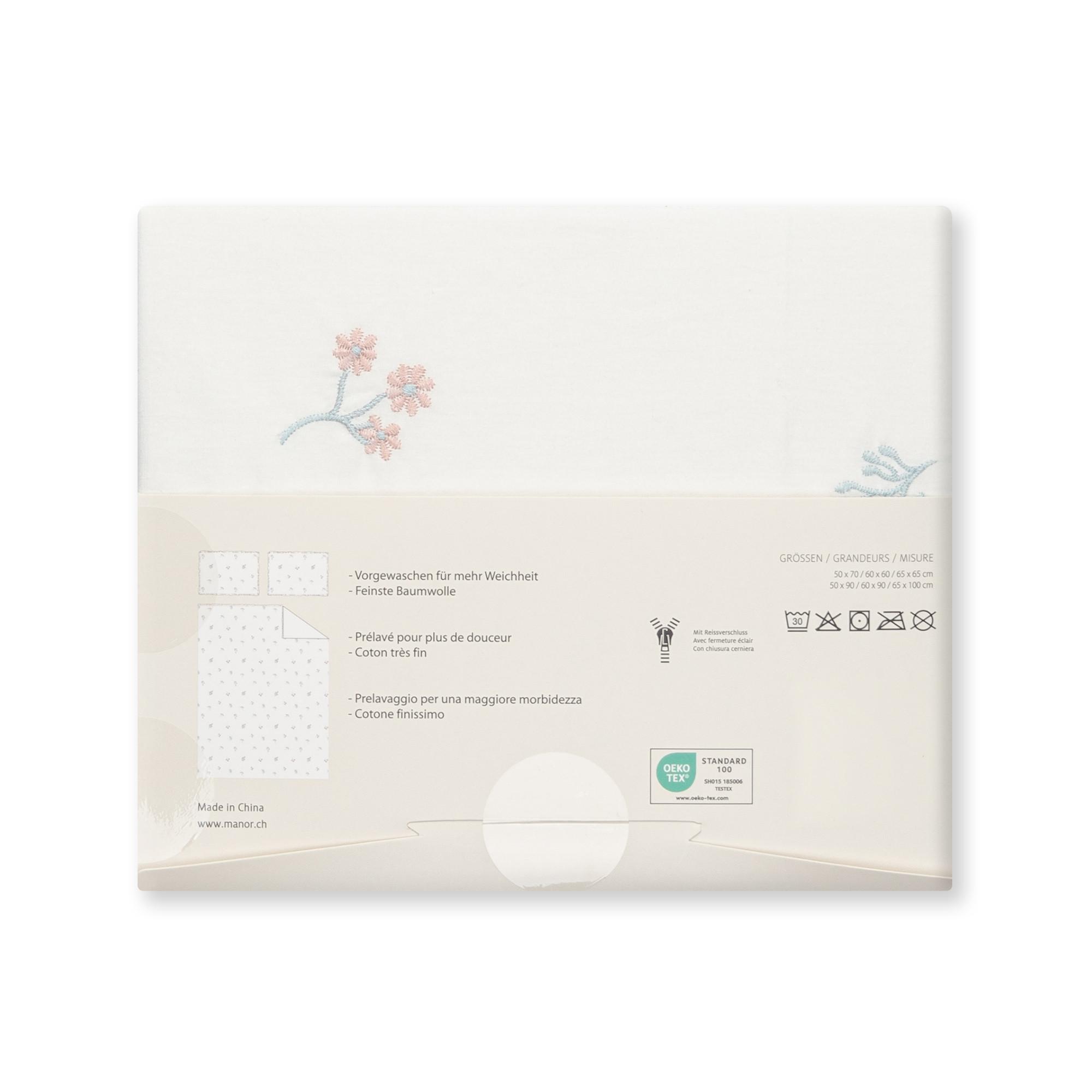 Manor Ambra Kissenbezug mit Blumenstickerei  